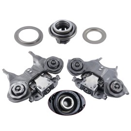 AOKAILI 6DCT250 DPS6 Clutch Release Fork Lever Kit Compatible with 2011-2024 Focus 2012-2024 Fiesta B-MAX 2013-2024 EcoSport,Transmission Dual Clutch Shift Fork Kit with Bearings-remanufactured