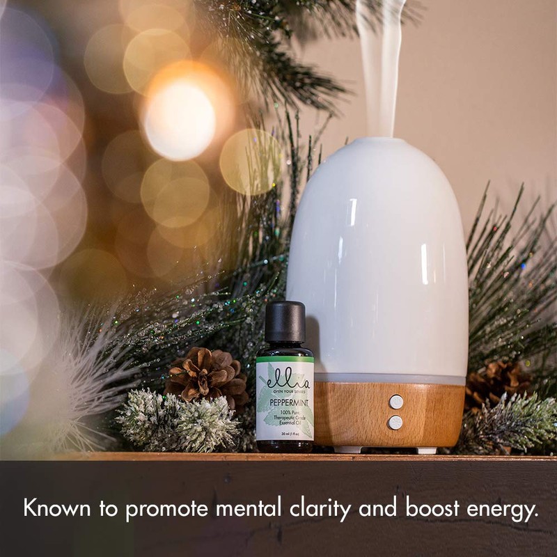 Ellia Peppermint Essential Oil, 15 mL Bottle, Clear, 0.5 Fl