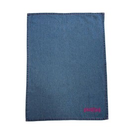 Denim Tea Towel Set of 2 "Glücklich"