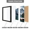 Hongkee 7x10 Frame with Real Glass - Display Pictures 5.5x8.5