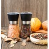 ErrandsHelper Salt and Pepper Grinder Shakers Set Spice Mill Refillable