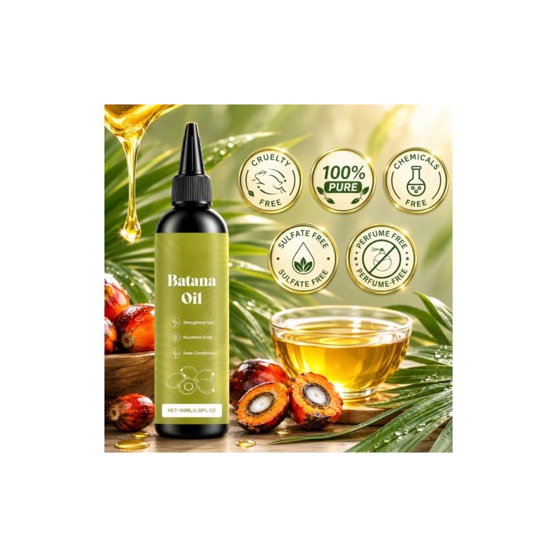 Batana Oil, 2PCS Aceite De Batana, Bata-na Hair Oil, Aceite
