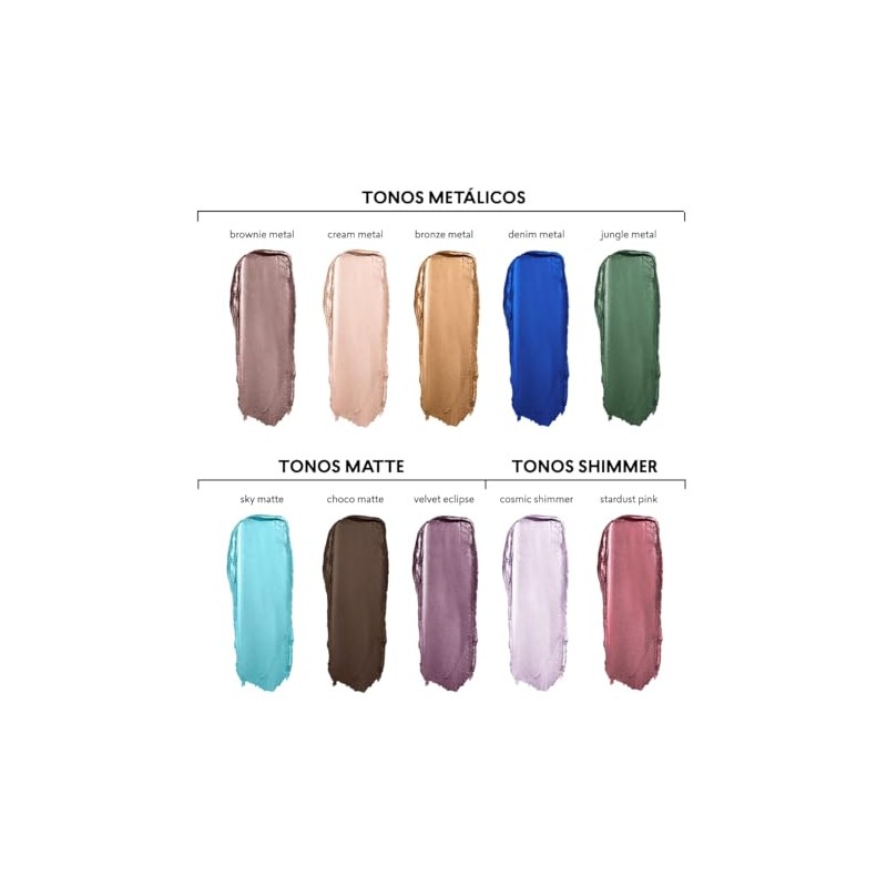 Cyzone Sombras Retráctiles Eyes To Go Studio Look, Brownie Metal,