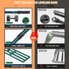 BeeOwner Lawn Leveling Rake Heavy Duty Stainless Steel Lawn Leveler