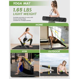 Yoga Starter Kit 12 in 1 - Yoga Set Include Yoga Mat, Foam Roller, 4 Resistance Bands, Yoga Blocks 2 Pack with Strap, 2 Peanut Massage Balls Set, Yoga kit and Sets for Beginners, Women Men