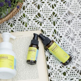 babybuba Organic Baby Skin Care, Oil & Lotion, Moisturizing, Baby Massage, Full Body, Relaxing Effect, Made in Japan (Can be Used by Newborns), Starter Set