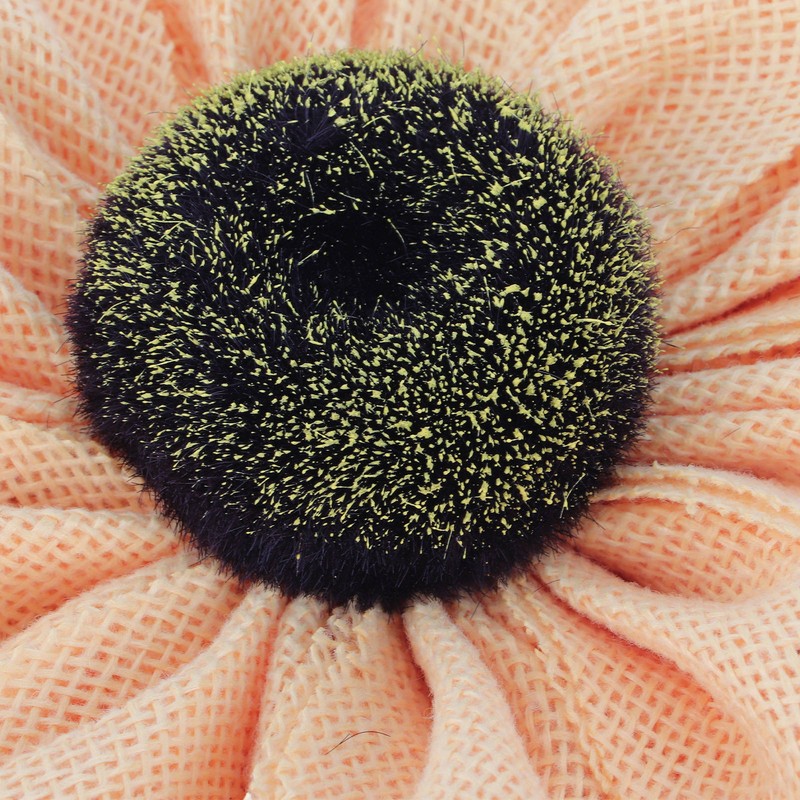 Artificial Sunflower Wreath Wall Hanging Sunflowers Ornament for Farmhouse Door