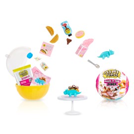 MGA's Miniverse Make It Mini Diner Series 4, Mini Collectibles - Mystery Blind Packaging, DIY, Resin Play, Replica Food, NOT Edible, Collectors, 8+