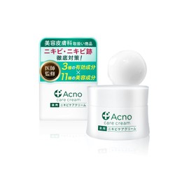 Acno Acne Scar Care, Medicated Cream, Acne (Supervised by a Doctor), All-in-One Gel, 1.8 oz (50 g), Formulated with 3 Major Ingredients, Quasi-Drug, Back, Butt, Face, Full Body Use, Made in Japan