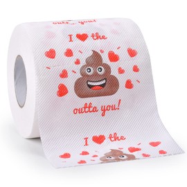 Valentines Day Gifts for Him/Her, Romantic Novelty Gifts Toilet Paper, Funny Gag Gifts for Adults Men Women Boyfriend Girlfriend, Valentines Day Decor for Party Supplies Christmas Stocking Stuffers