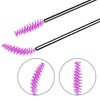 AIBAOBAO AIBAOBAO 100 PCS Purple Eyelash Brushes Spoolies, Eyelash Extension
