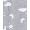 Carter's Unisex Baby Sleep Bag, (Grey Clouds, 6-9 Months)
