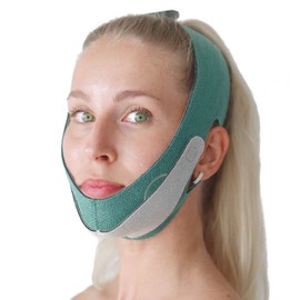 GTVGJH Emerald Face Slimming Strap with Graphene for Women and Men | Reusable Double Chin Reducer | Face Lift Solution | Jawline Shaper | Skin Toning Belt | V Line | V Shaped Slimmer