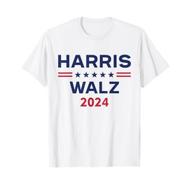 Harris Walz 2024 Stars T-Shirt