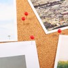 Map Tacks Push Pins Small Size 300 Packs (Red, 1/5