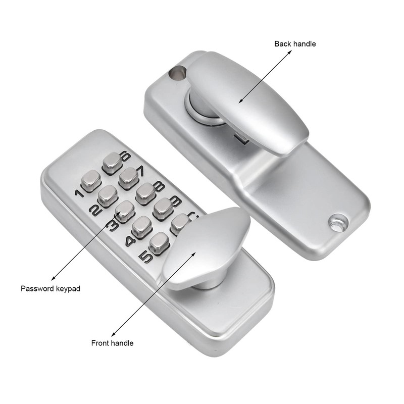 Mechanical Password Lock, Keyless Entry Door Lock Keypad Digital Pass
