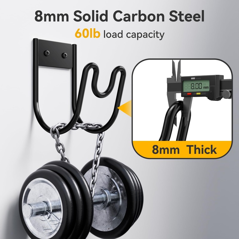 Garden Hose Holder Wall Mount - Water Hose Hanger Heavy