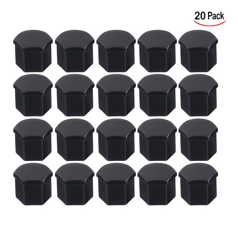 iwobi Pack of 20 19 mm Car Wheel Bolt Caps