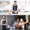 2 Pack Waterproof Rubber Vinyl Apron 40 Inch Chef Aprons