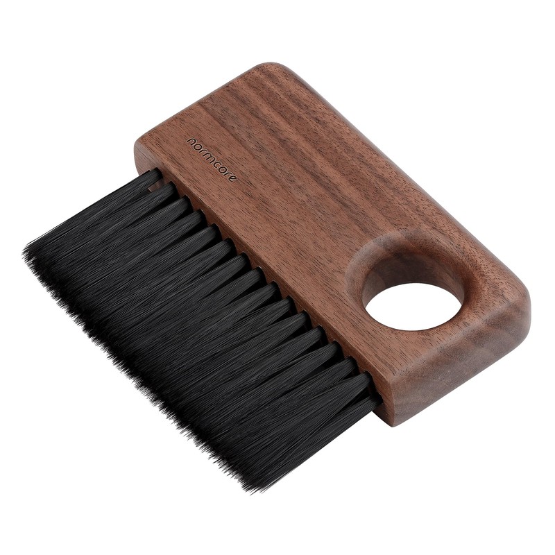 Normcore Barista Cleaning Brush, American Walnut Handle, Barista Bench Cleaning