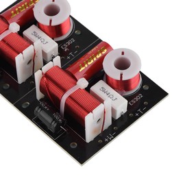 Joyzan 2 Way Crossover for Speaker, High Low Frequency Divider HiFi Sound Multi 2 Unit Passive Car Audio Distributor System Full Range Bass Tweeter Woofer DIY Module Filters Home 4 to 8 Ohm 150W
