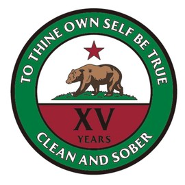 California Bear Recovery Medallion Years 1-50 Available Alcoholics Anonymous AA Chip (Year 1-50) Year 15
