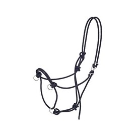 Tough 1 Rope Halter/Side Pull Combo, Black