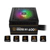 GAMDIAS 600W Bronze PSU, RGB Gaming PC Power Supplies 600W