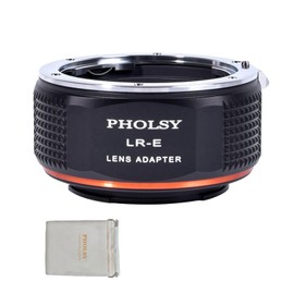 PHOLSY Manual Lens Adapter: Compatible with Leica R Lens and Sony E (NEX) Camera Body