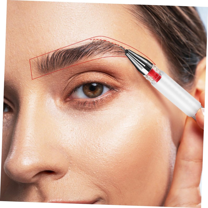Healvian 4pcs Brow Mapping Pens Position Markers for Eyebrow Tattooing