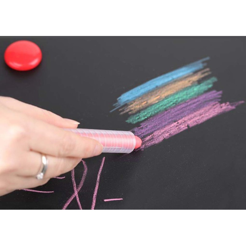 6 Pieces Water Soluble Chalk for Kids Chalk Dust-free Chalk