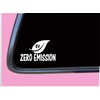 Zero Emission sticker Decal TP 943 8" ev electric vehicle