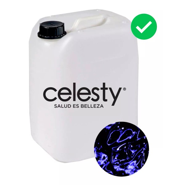 Celesty Shampoo Matizador Azul Blue Cabello Castaño Claro 4ls