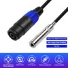 MEIRIYFA Speakon Female to 1/4" Mono Speaker Cable, 6.35mm TS