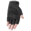 Men's Fingerless Synthetic Leather Palm Work Gloves, Large (Wells Lamont