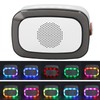 Electric Air Drum Set with Drumsticks Pedals Colorful RGB Light