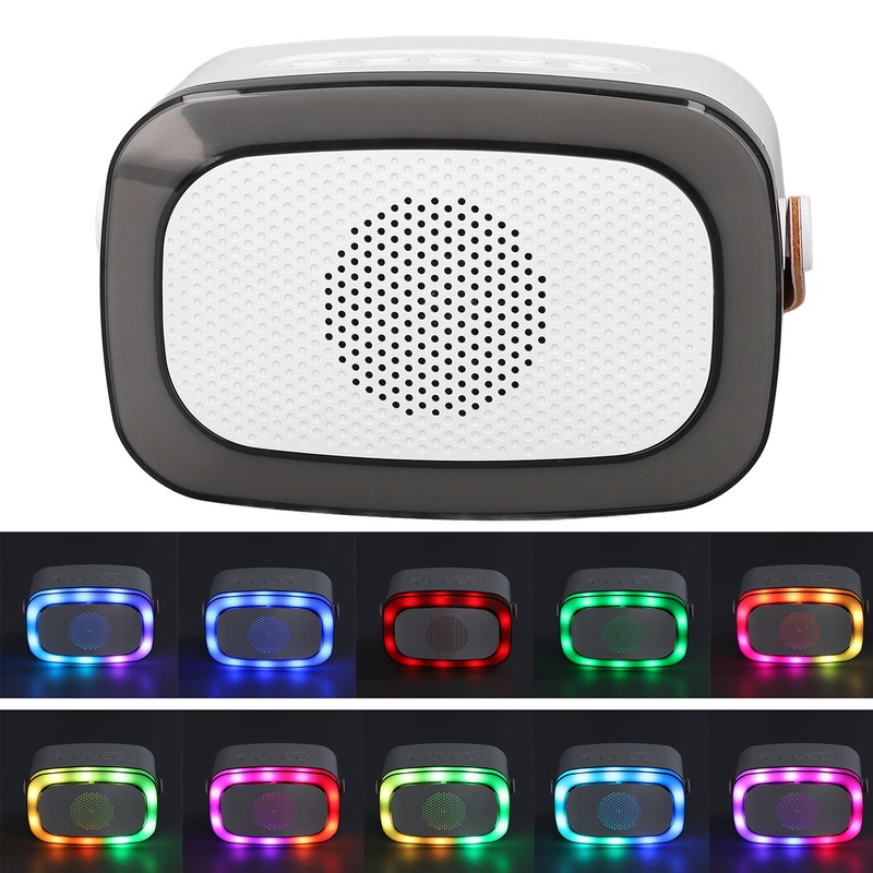 Electric Air Drum Set with Drumsticks Pedals Colorful RGB Light