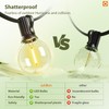 addlon G40 Replacement Bulbs 4-Pack E12 24V Low Voltage Shatterproof