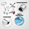 7 Piece Radiator Key, Meter Box Key, Radiator Valve Key,