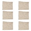 C&F Home Macrame Mocha Placemat Set of 6 Brown