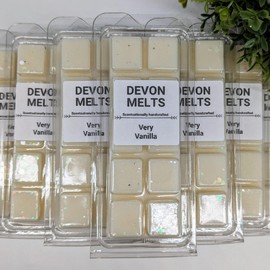 Devon Melts - Very Vanilla - Highly Scented 100% Soy Wax Snapbar