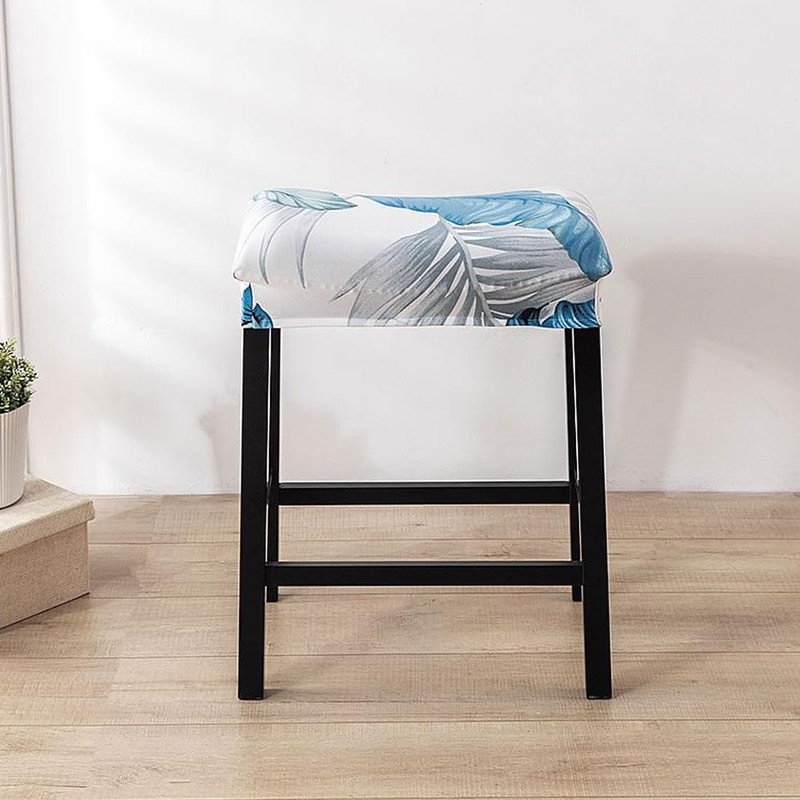 Bifaunvogel Bar Stool Cover Rectangle Set of 2 Printed Stretch