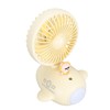 Desktop Cooling Fan with Mist Function USB Rechargeable Fan Portable