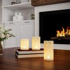 Remote Control LED Candles - Set of 3 Battery-Operated Realistic