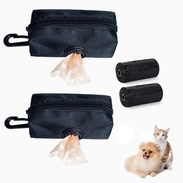 2 Pack Dog Waste Bag Dispenser, Pet Dog Waste Bag