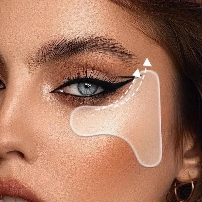 Reusable T-Shaped Under-Eye Care Patch, Soft Flexible Silicone-Style Facial Pad