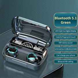 Wireless Earbuds Bluetooth 5.3 Headphones, Long Playing time , Touch Control Noise Reduction Headphones ,IP7 Waterproof Mini Ear Buds Mic In-Ear Headset ,Compatible with IOS , Android Smartphone