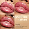 Pink Lip Gloss and Lip Liner, Glitter Dual End 2in1