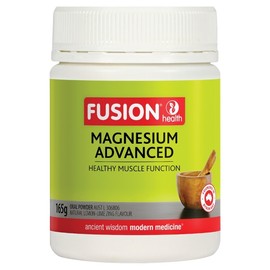 Fusion Health Magnesium Advanced Powder Lemon-Lime Zing 165g