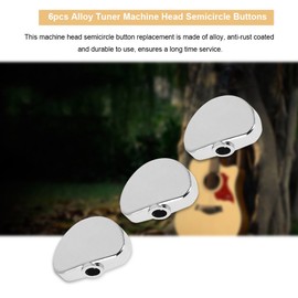 6pcs Guitar Tuning Pegs Tuners, Tuner Machine Head Buttons Replacement for Electric Guitar Bass
